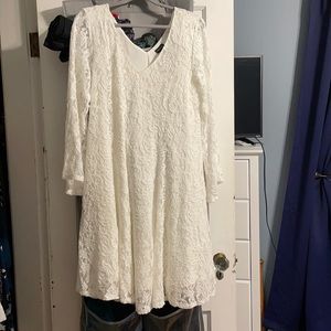Torrid White Lace Dress
